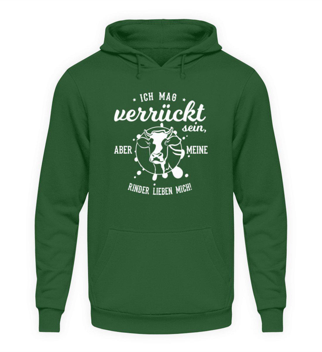 Rinder lieben mich · Unisex Kapuzenpullover Hoodie-Unisex Hoodie-Bottle Green-L-Agrarstarz