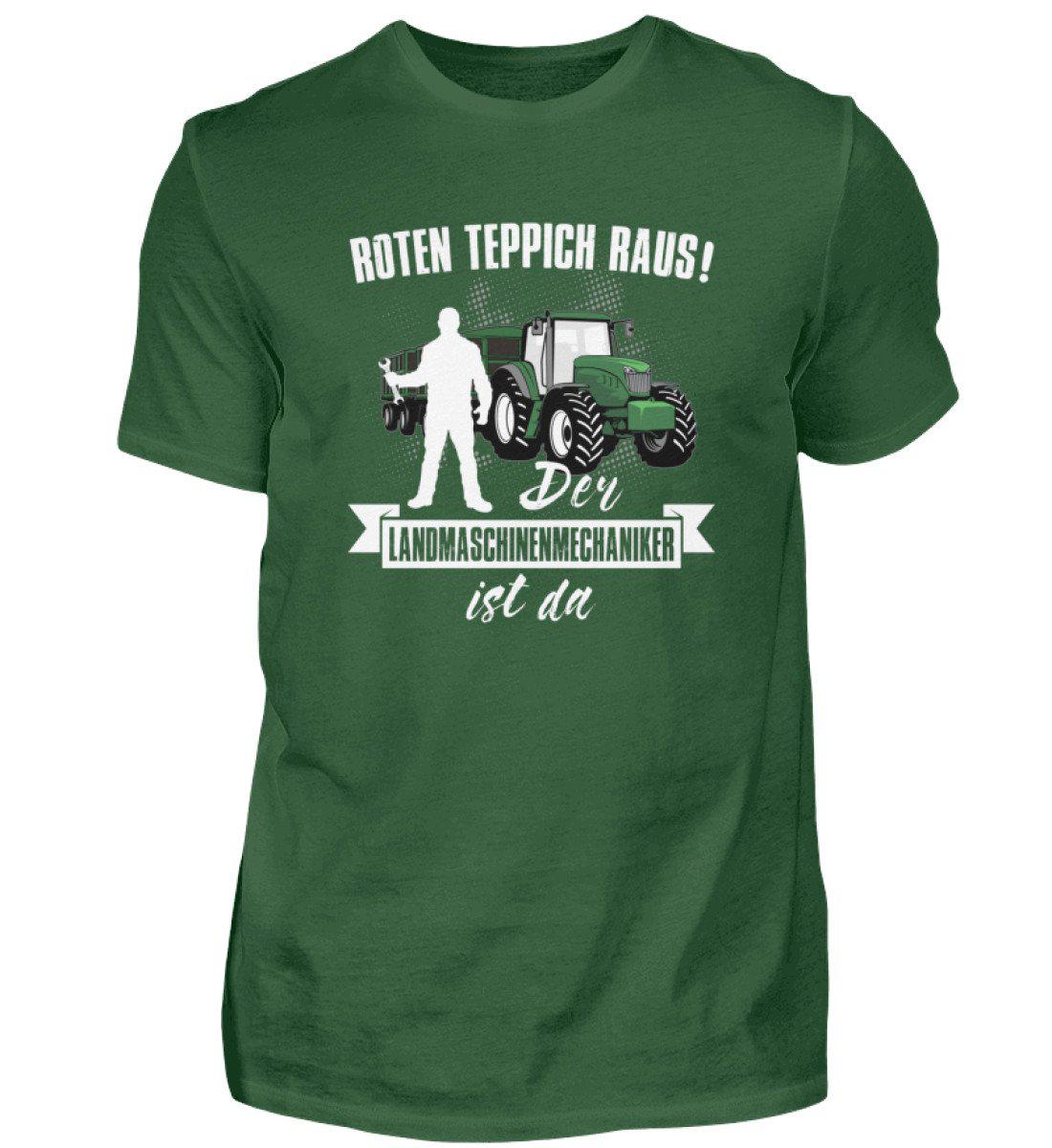Roten Teppich Landmaschinenmechaniker · Herren T-Shirt-Herren Basic T-Shirt-Bottle Green-S-Agrarstarz