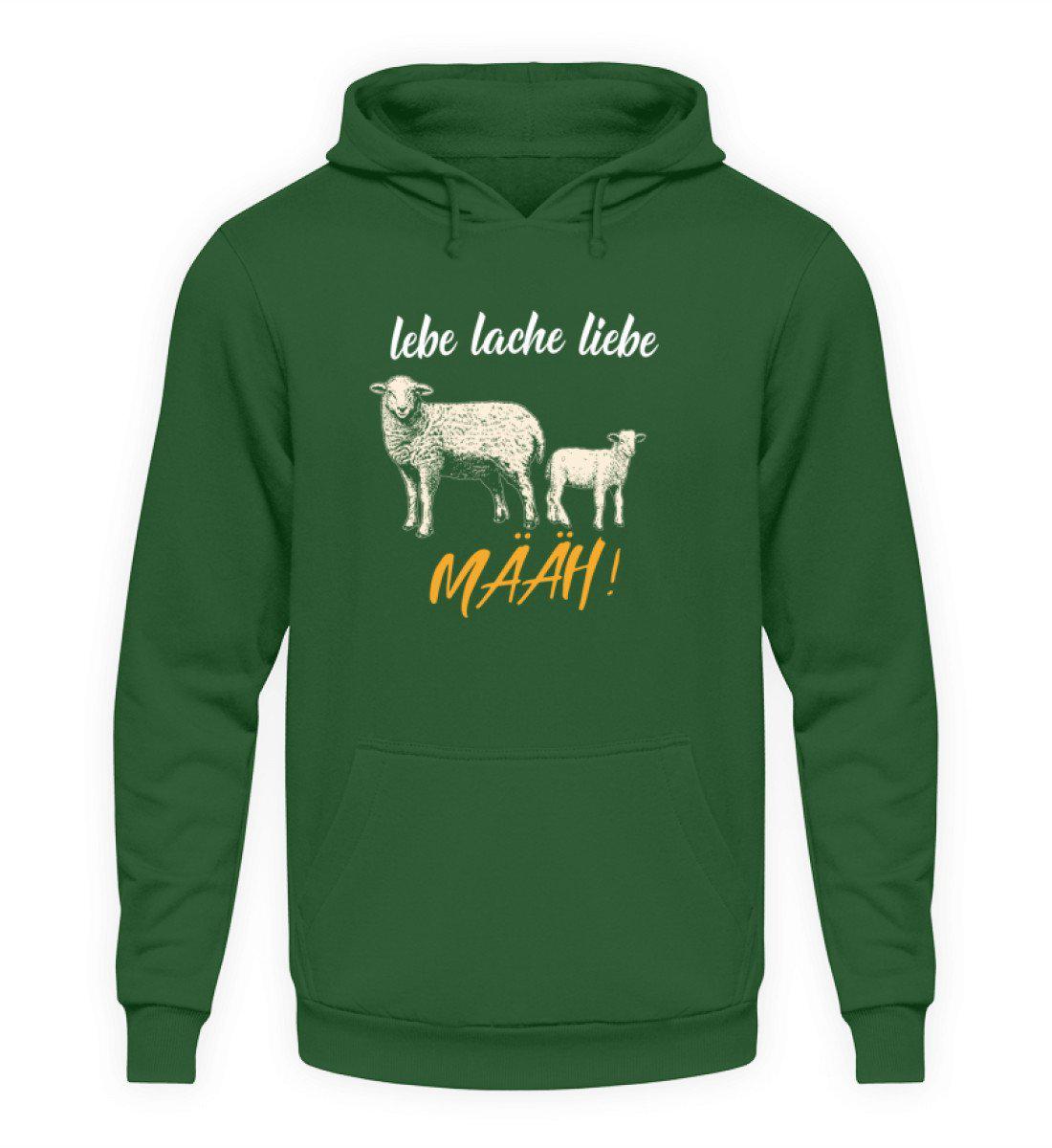 Schaf lebe lache liebe · Unisex Kapuzenpullover Hoodie-Unisex Hoodie-Bottle Green-L-Agrarstarz