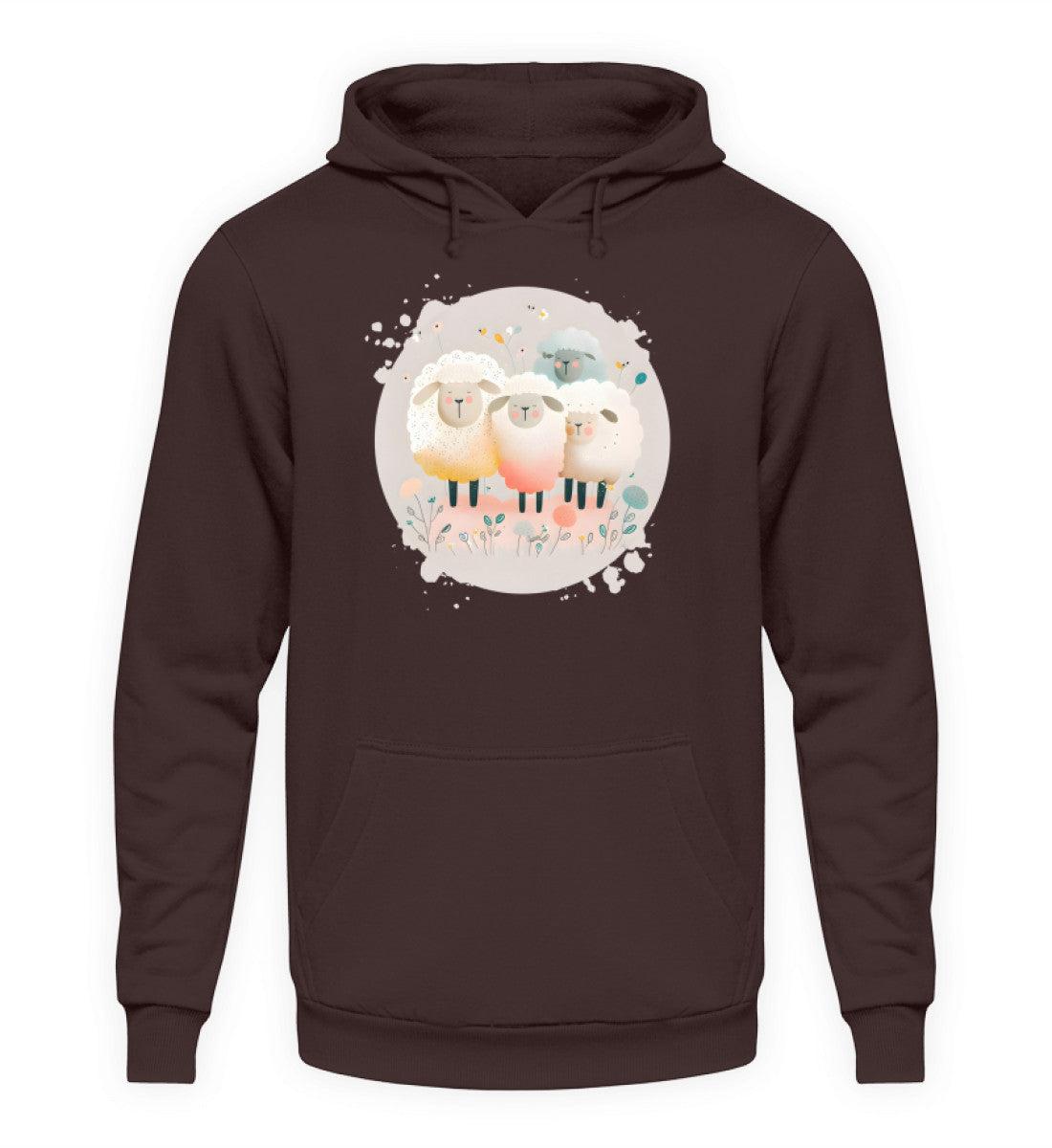 Schafe · Unisex Kapuzenpullover Hoodie-Unisex Hoodie-Hot Chocolate-S-Agrarstarz