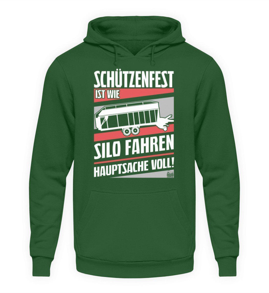 Schützenfest ist wie Silo fahren · Unisex Kapuzenpullover Hoodie-Unisex Hoodie-Bottle Green-L-Agrarstarz
