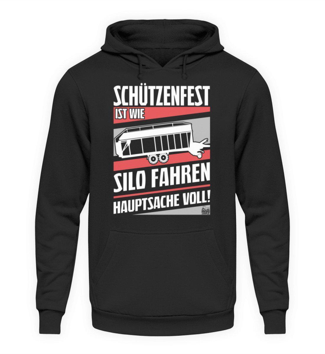 Schützenfest ist wie Silo fahren · Unisex Kapuzenpullover Hoodie-Unisex Hoodie-Jet Black-L-Agrarstarz