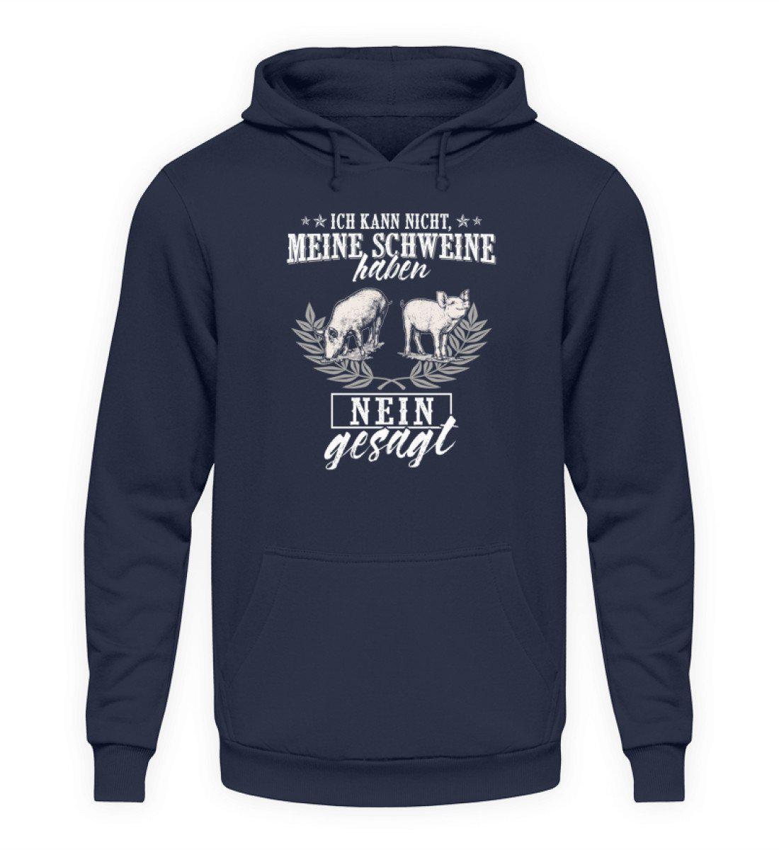 Schweine haben nein gesagt · Unisex Kapuzenpullover Hoodie-Unisex Hoodie-Oxford Navy-S-Agrarstarz