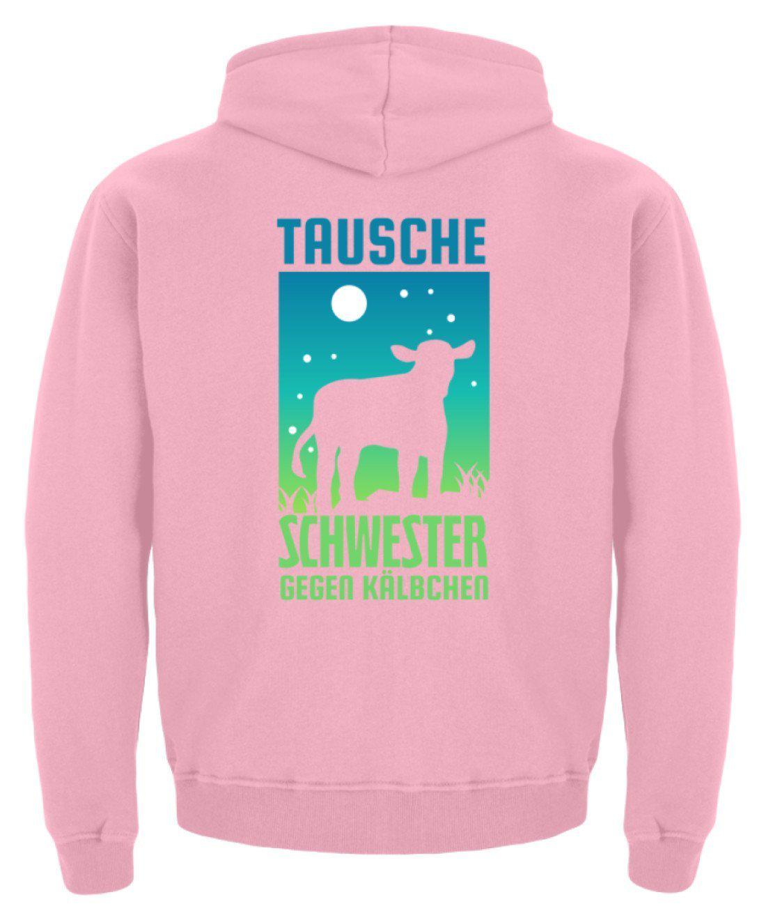 Schwester gegen Kälbchen · Kinder Kapuzenpullover Hoodie-Kinder Hoodie-Agrarstarz