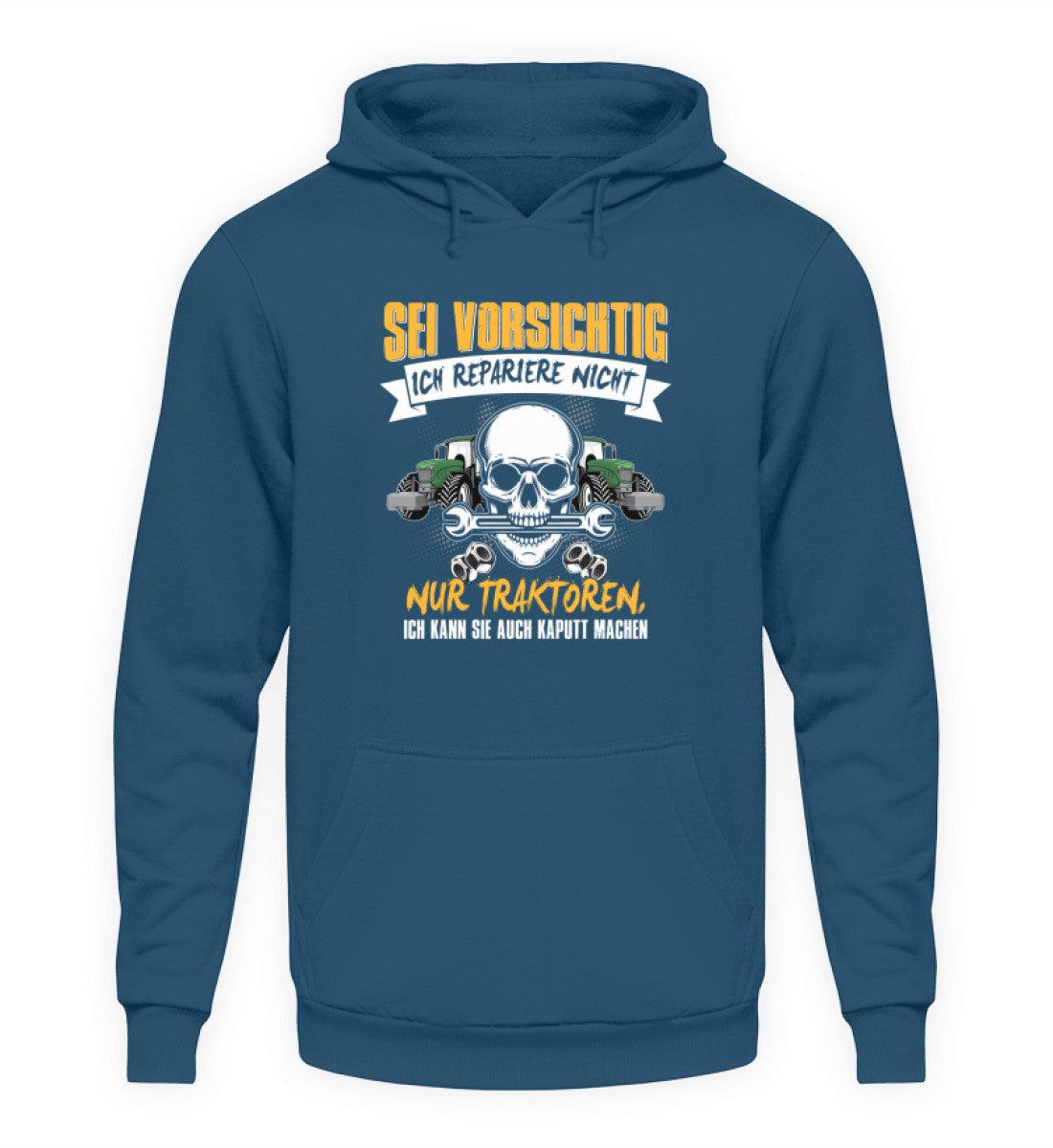 Sei vorsichtig ich repariere Traktoren · Unisex Kapuzenpullover Hoodie-Unisex Hoodie-Airforce Blue-S-Agrarstarz
