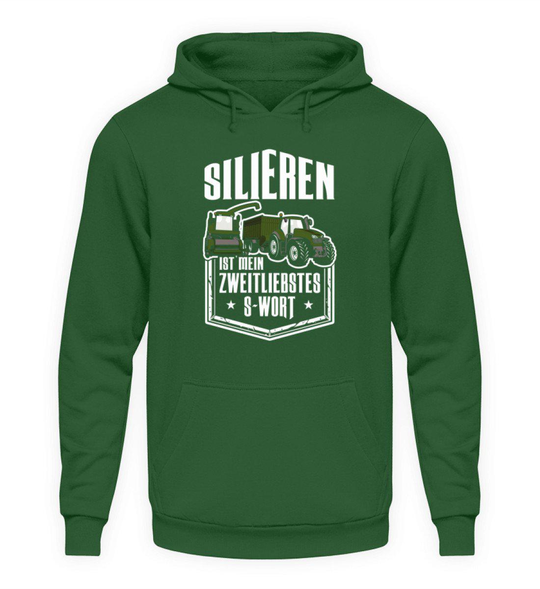 Silieren zweitliebstes S-Wort · Unisex Kapuzenpullover Hoodie-Unisex Hoodie-Bottle Green-S-Agrarstarz