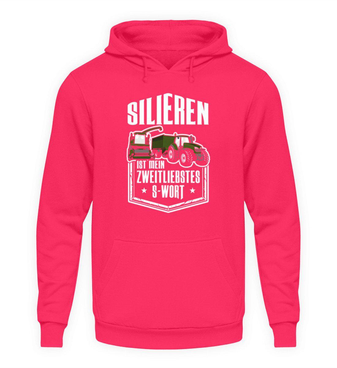 Silieren zweitliebstes S-Wort · Unisex Kapuzenpullover Hoodie-Unisex Hoodie-Hot Pink-S-Agrarstarz
