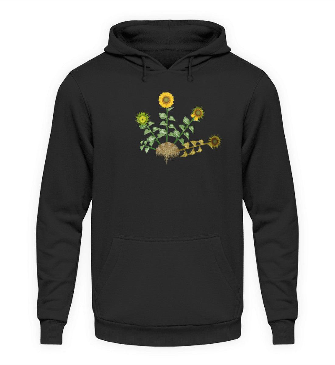 Sonnenblume Lebenszyklus Unisex Hoodie www.agrarstarz