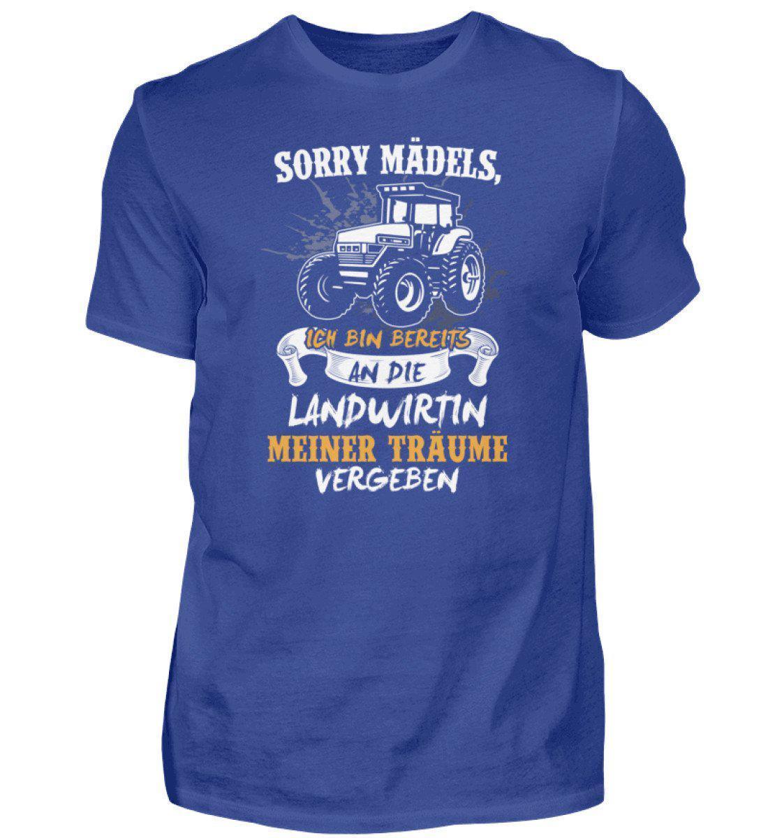 Sorry Mädels vergeben · Herren T-Shirt-Herren Basic T-Shirt-Royal Blue-S-Agrarstarz
