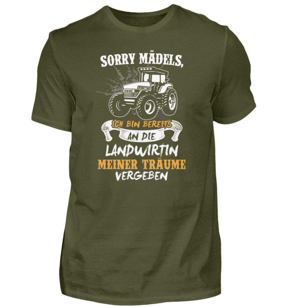 Sorry Mädels vergeben · Herren T-Shirt-Herren Basic T-Shirt-Urban Khaki-S-Agrarstarz
