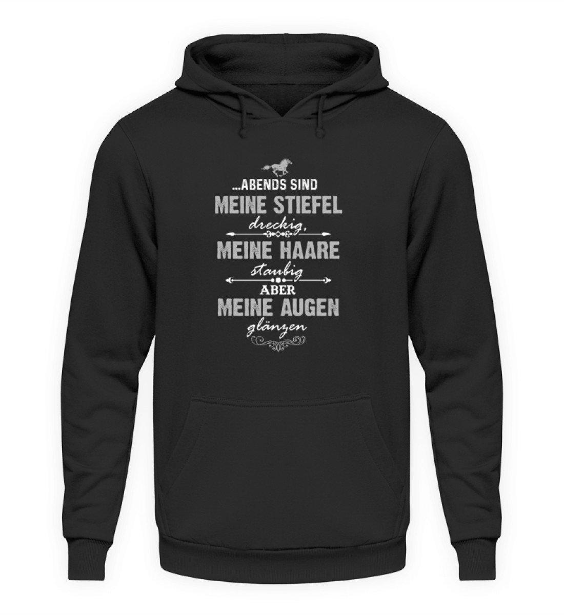 Stiefel dreckig Haare staubig · Unisex Kapuzenpullover Hoodie-Unisex Hoodie-Jet Black-S-Agrarstarz