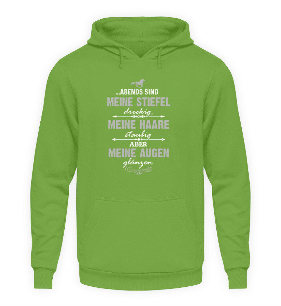 Stiefel dreckig Haare staubig · Unisex Kapuzenpullover Hoodie-Unisex Hoodie-LimeGreen-S-Agrarstarz