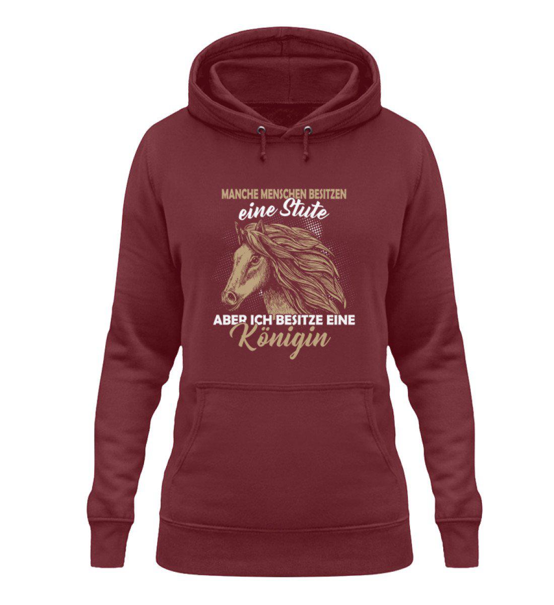 Stute Königin · Damen Hoodie-Damen Hoodie-Burgundy-XS-Agrarstarz