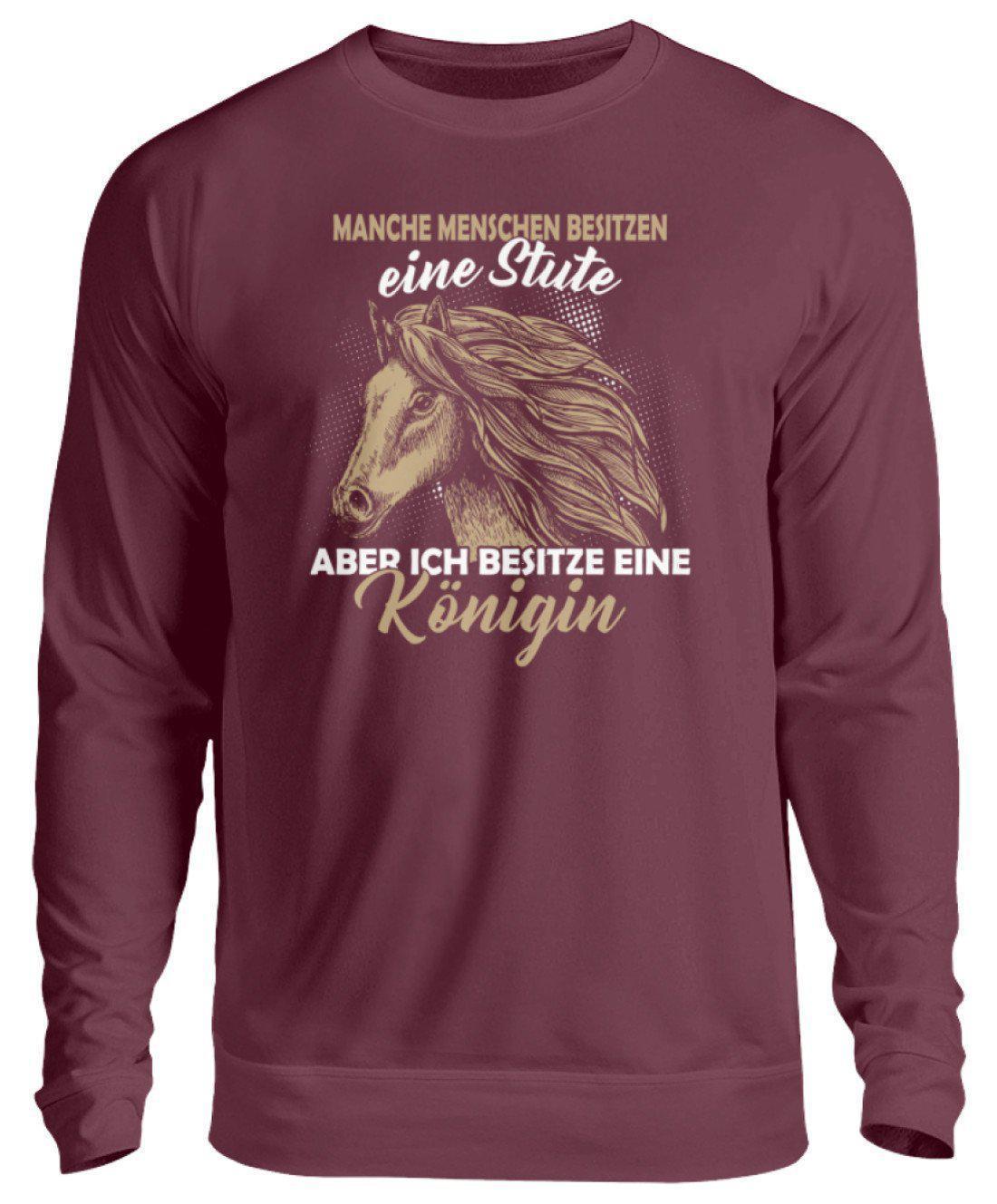 Stute Königin · Unisex Sweatshirt Pullover-Unisex Sweatshirt-Burgundy-S-Agrarstarz