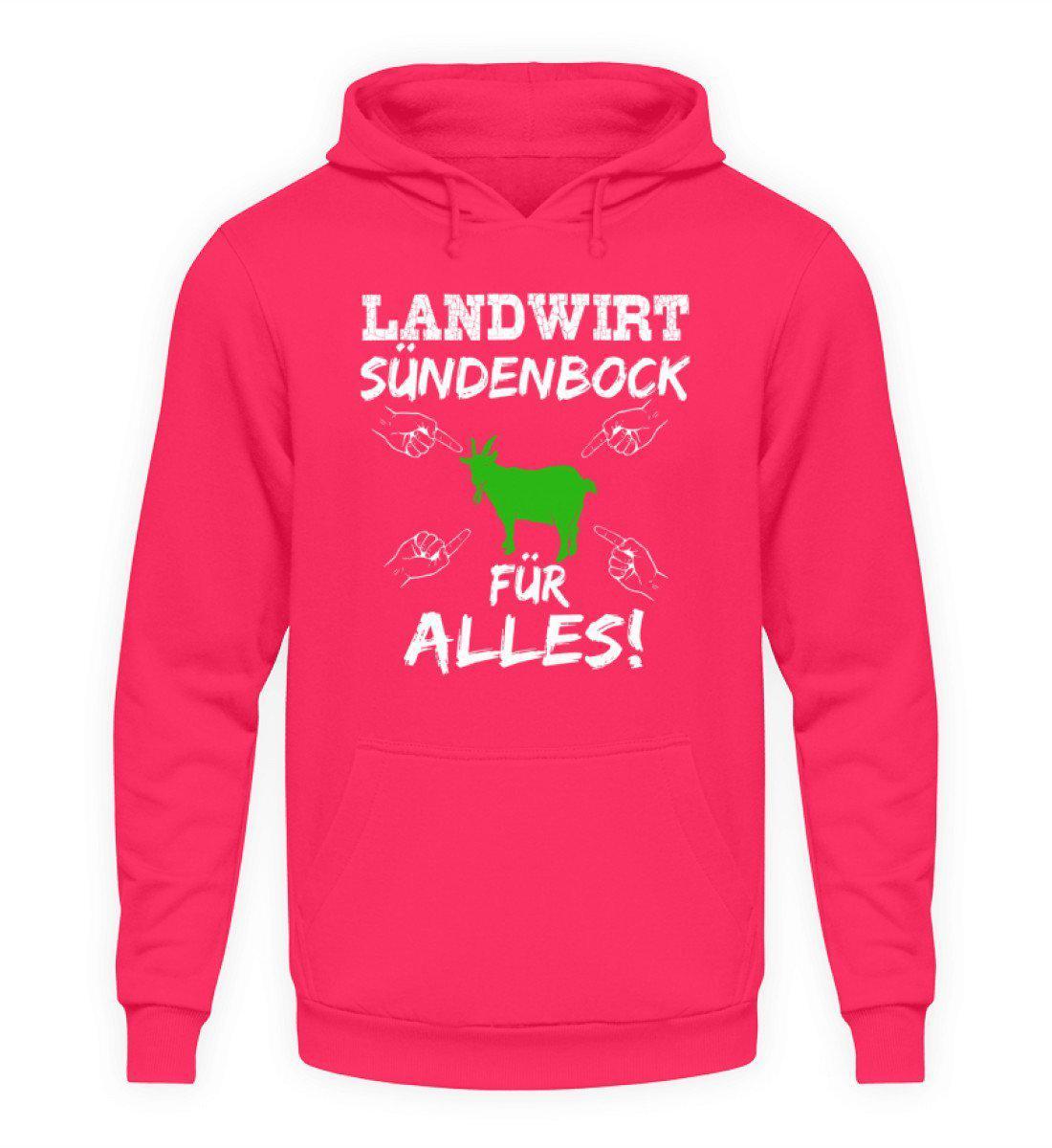 Sündenbock · Unisex Kapuzenpullover Hoodie-Unisex Hoodie-Hot Pink-L-Agrarstarz