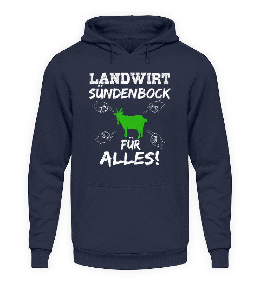 Sündenbock · Unisex Kapuzenpullover Hoodie-Unisex Hoodie-Oxford Navy-L-Agrarstarz