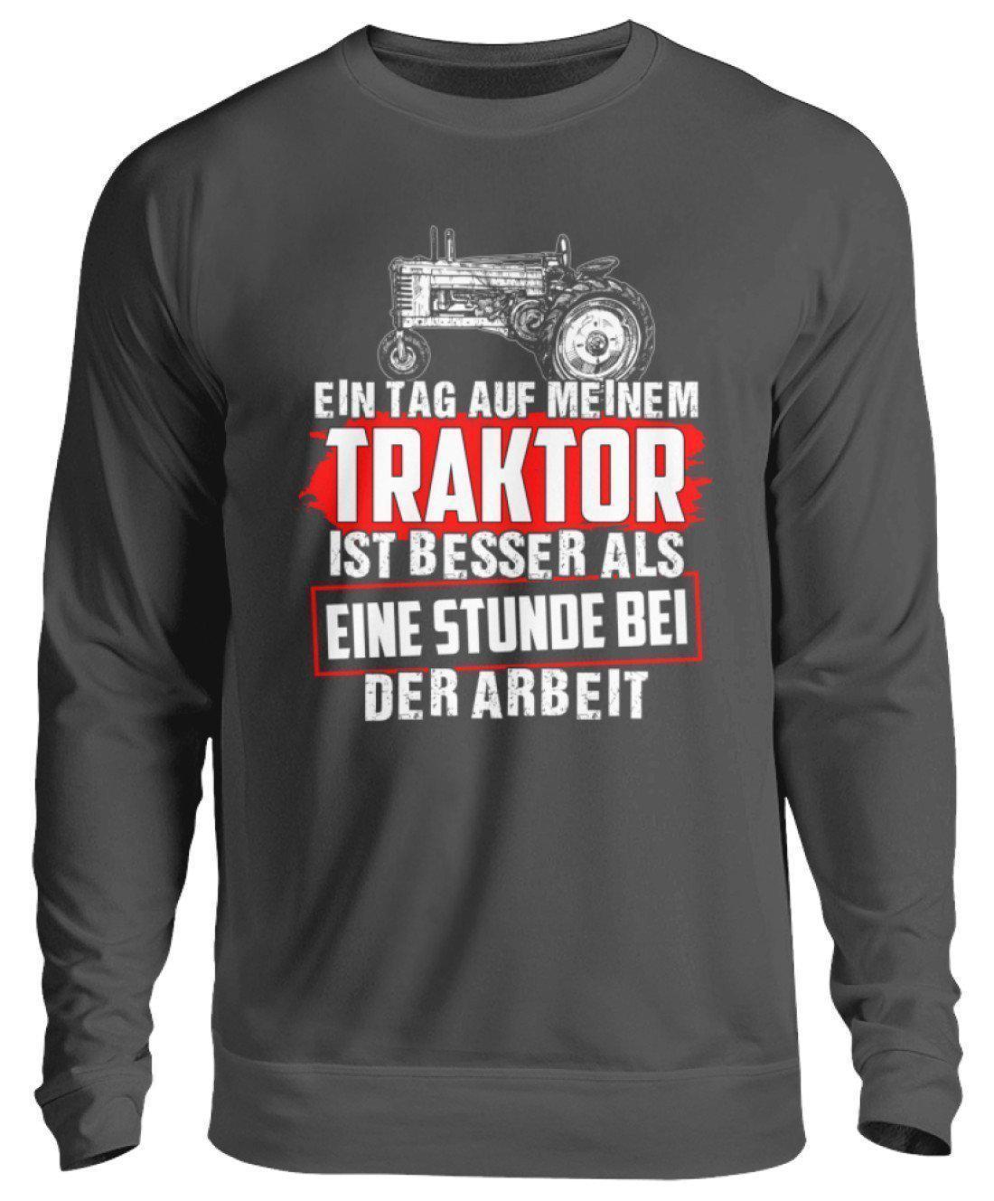 Tag auf Traktor · Unisex Sweatshirt Pullover-Unisex Sweatshirt-Storm Grey (Solid)-S-Agrarstarz
