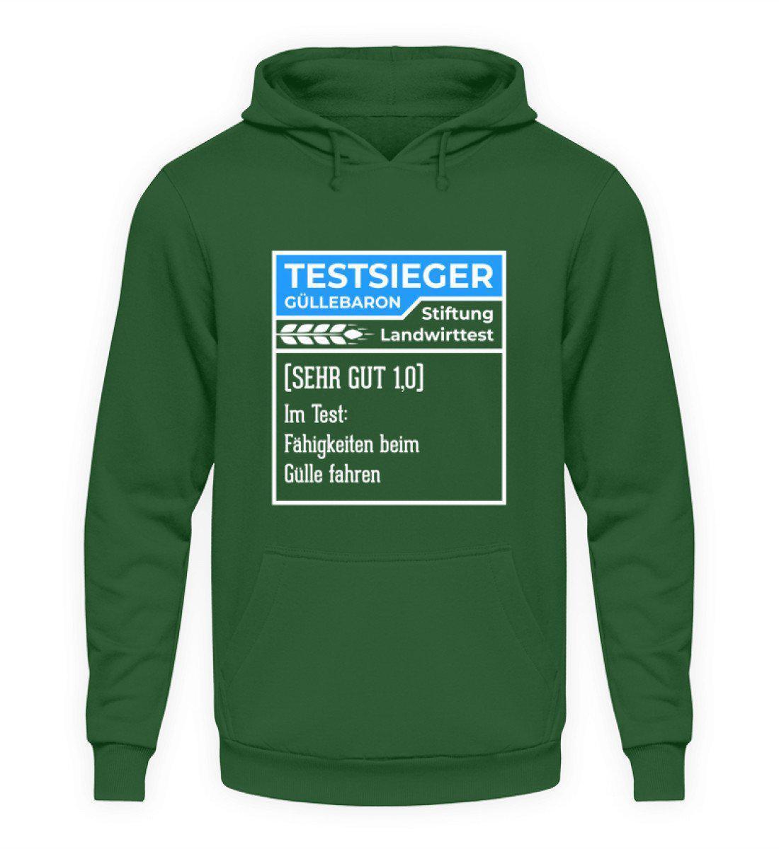 Testsieger Güllebaron blau · Unisex Kapuzenpullover Hoodie-Unisex Hoodie-Bottle Green-S-Agrarstarz