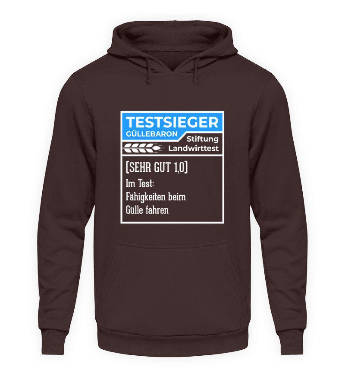 Testsieger Güllebaron blau · Unisex Kapuzenpullover Hoodie-Unisex Hoodie-Hot Chocolate-S-Agrarstarz