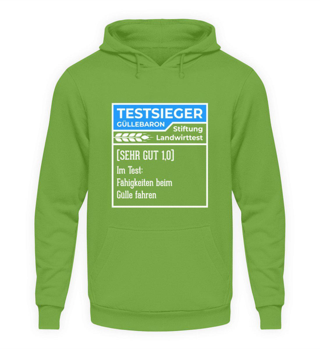 Testsieger Güllebaron blau · Unisex Kapuzenpullover Hoodie-Unisex Hoodie-LimeGreen-S-Agrarstarz