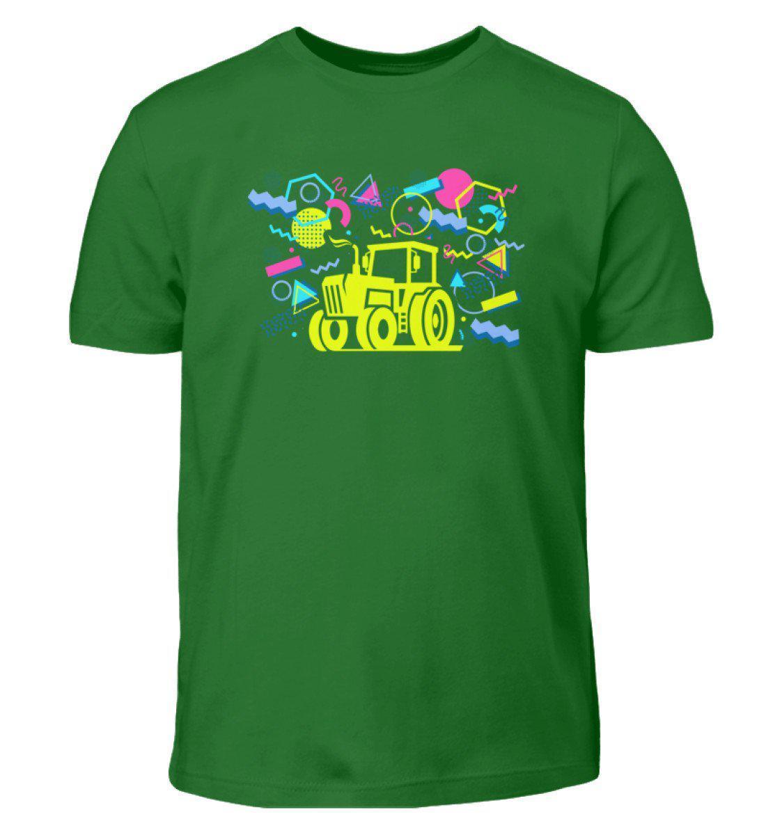Traktor 80er Style · Kinder T-Shirt-Kinder T-Shirt-Kelly Green-12/14 (152/164)-Agrarstarz
