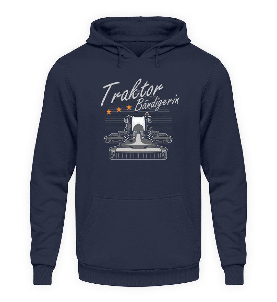 Traktor Bändigerin · Unisex Kapuzenpullover Hoodie-Unisex Hoodie-Oxford Navy-S-Agrarstarz