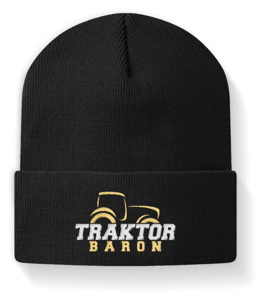 Traktor Baron · Beanie Mütze-Beanie mit Stick-Black-M-Agrarstarz
