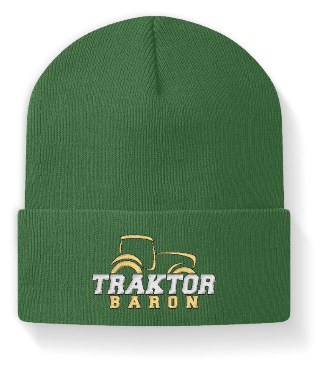 Traktor Baron · Beanie Mütze-Beanie mit Stick-Moss Green-M-Agrarstarz