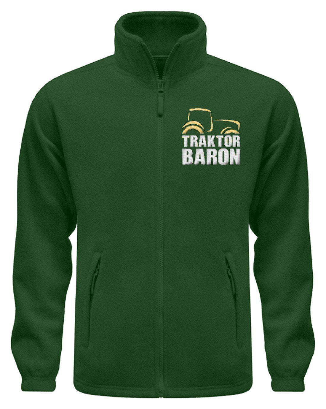 Traktor Baron · Fleece Jacke mit Stick-Fleece Jacke mit Stick-Dark Green-S-Agrarstarz