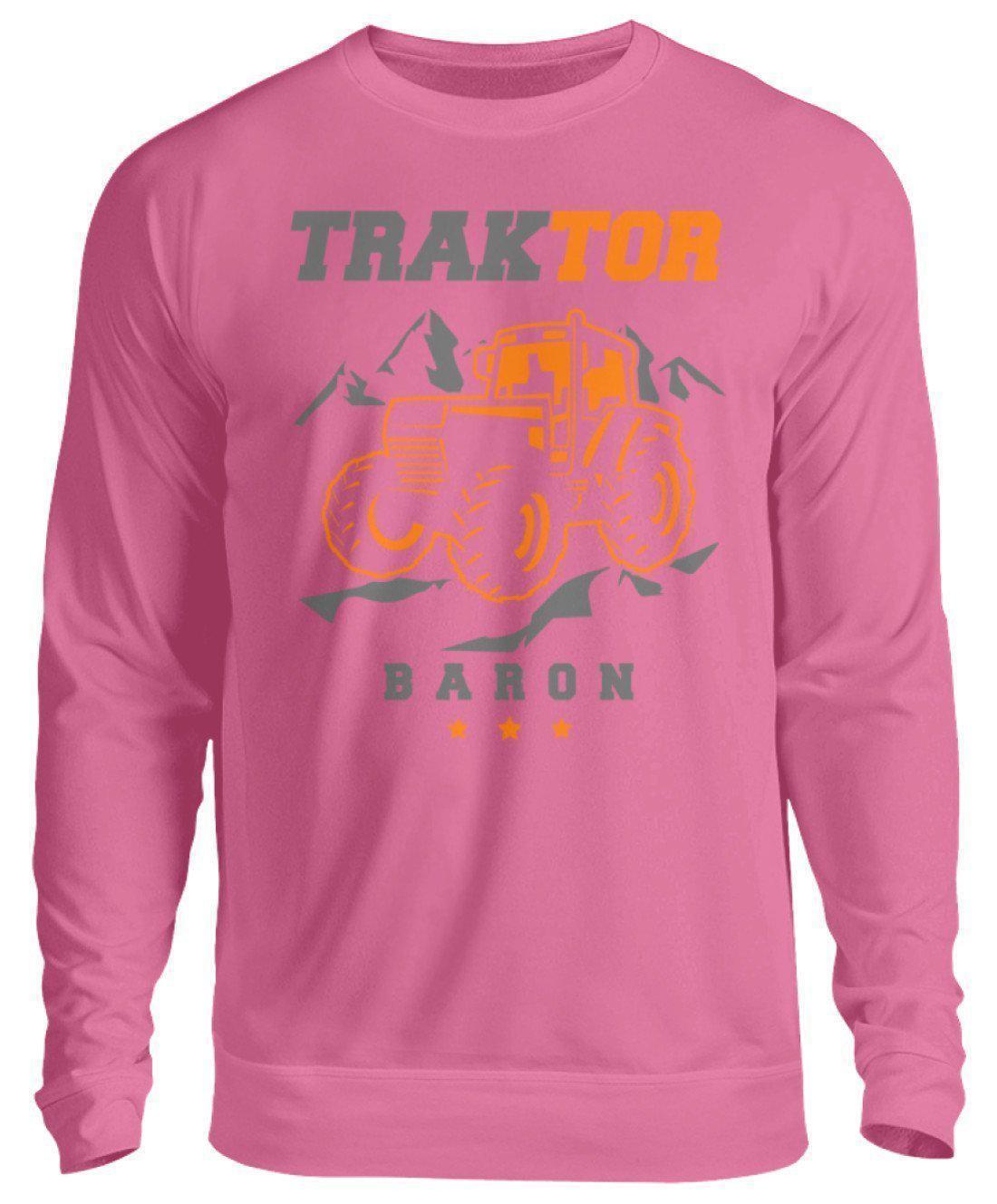 Traktor Baron · Unisex Sweatshirt Pullover-Unisex Sweatshirt-Candyfloss Pink-S-Agrarstarz