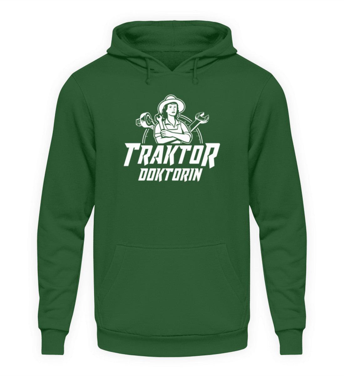 Traktor Doktorin · Unisex Kapuzenpullover Hoodie-Unisex Hoodie-Bottle Green-S-Agrarstarz