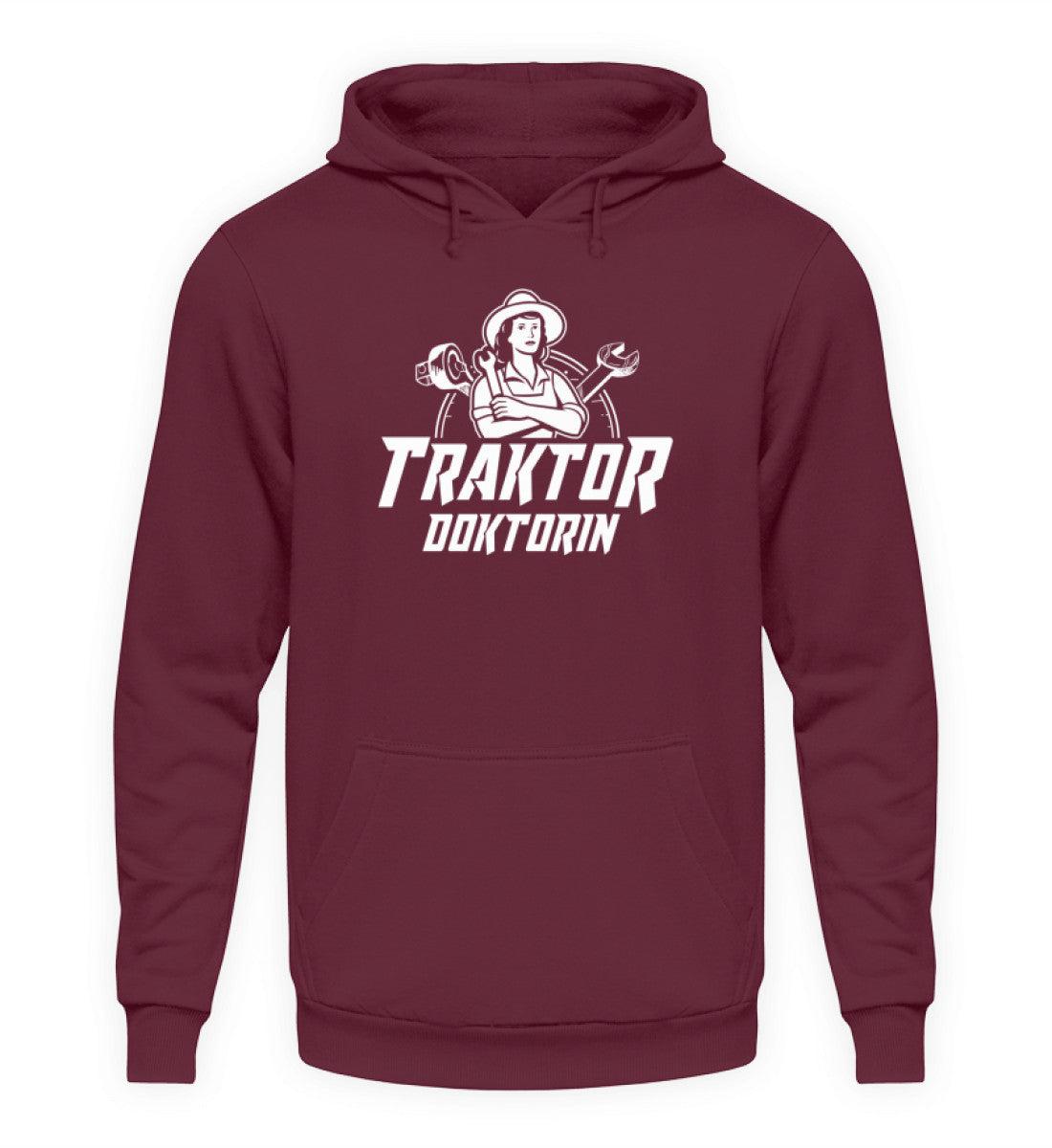 Traktor Doktorin · Unisex Kapuzenpullover Hoodie-Unisex Hoodie-Burgundy-S-Agrarstarz