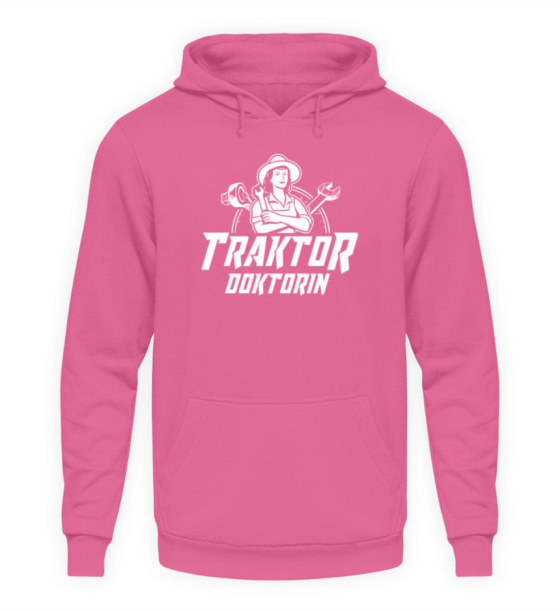 Traktor Doktorin · Unisex Kapuzenpullover Hoodie-Unisex Hoodie-Candyfloss Pink-S-Agrarstarz