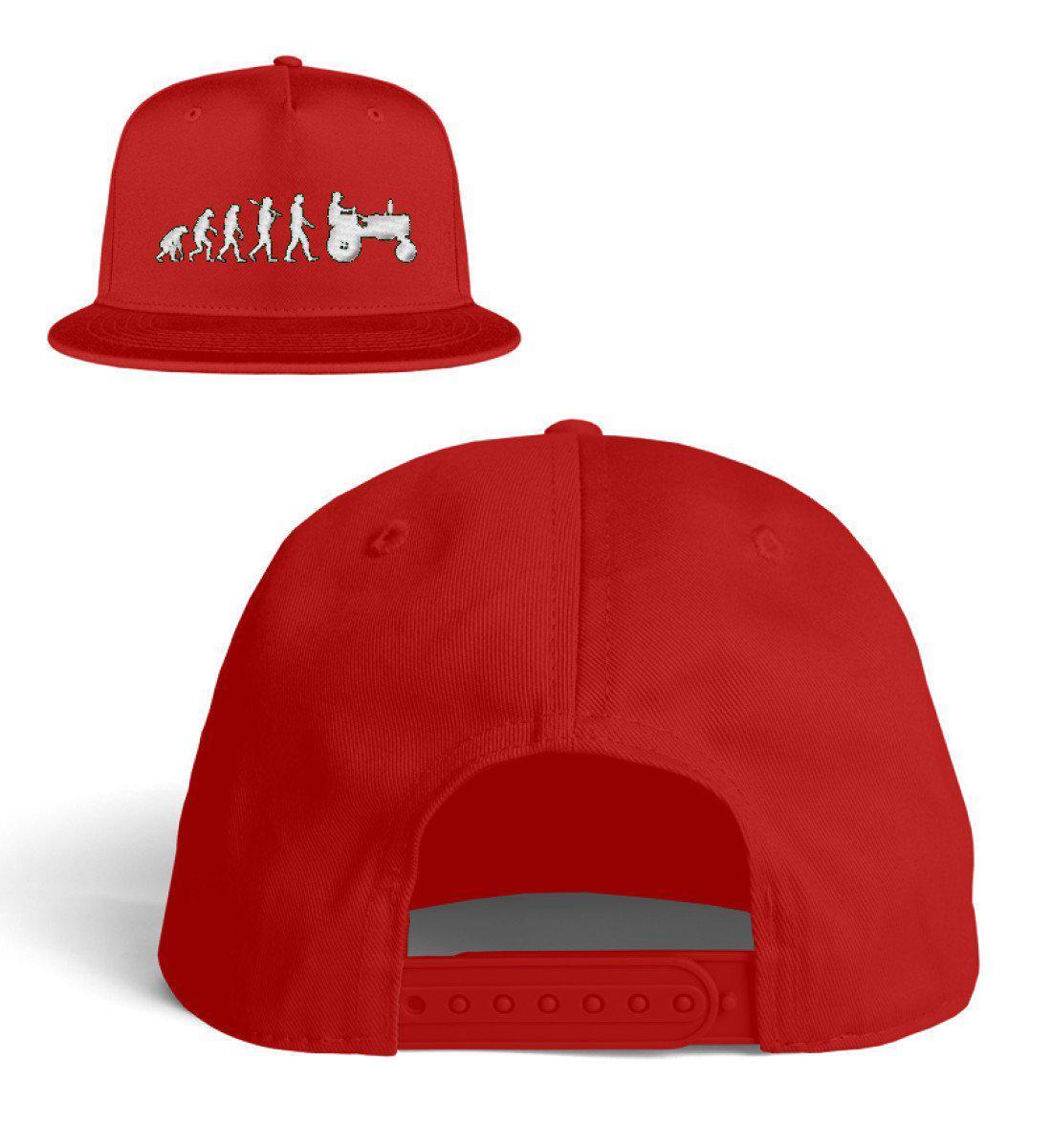 Traktor Evolution 2 · Bestickte Snapback Mütze-Snapback mit Stick-Red-Einheitsgröße-Agrarstarz