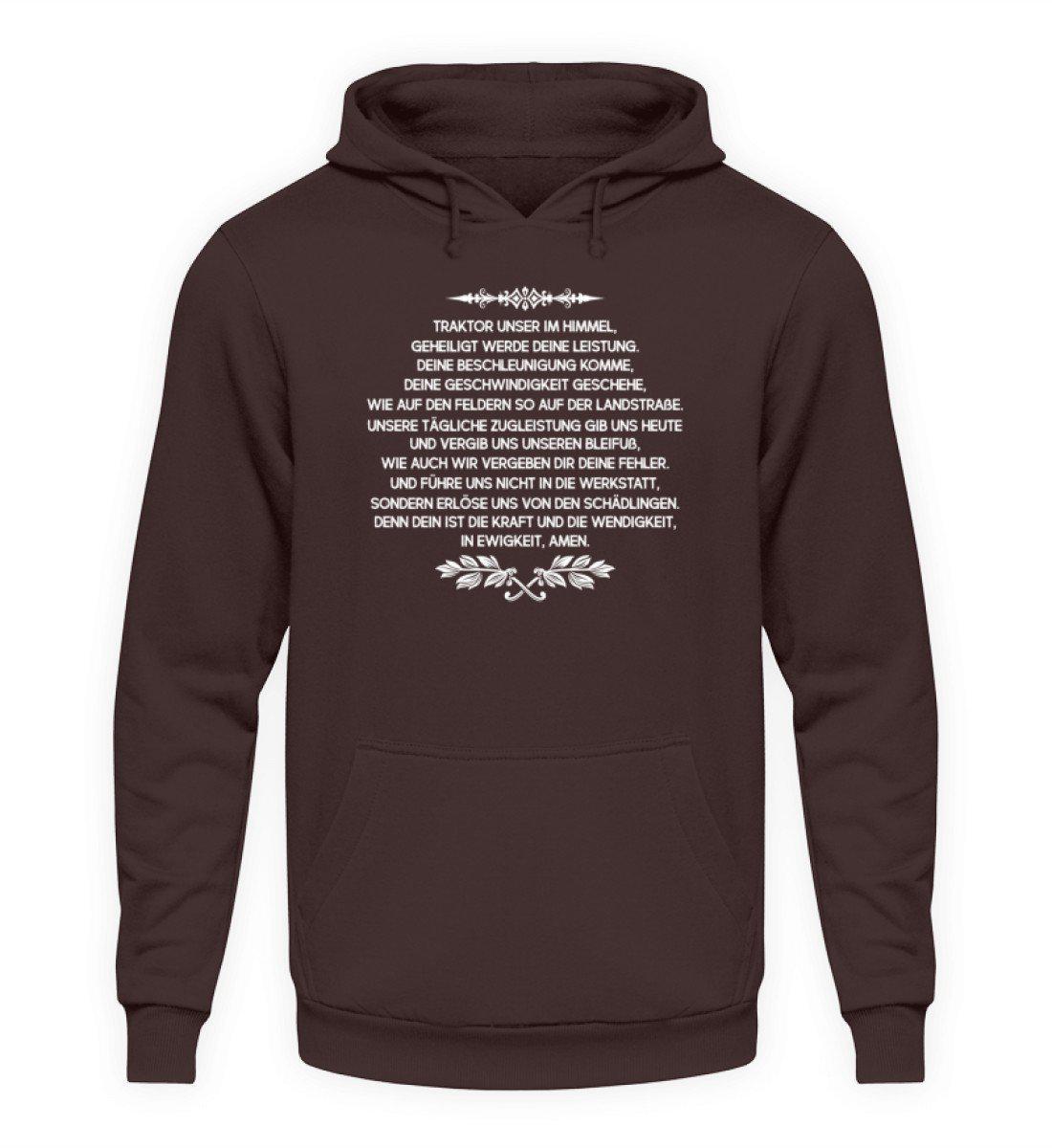 Traktor Gebet · Unisex Kapuzenpullover Hoodie-Unisex Hoodie-Hot Chocolate-L-Agrarstarz