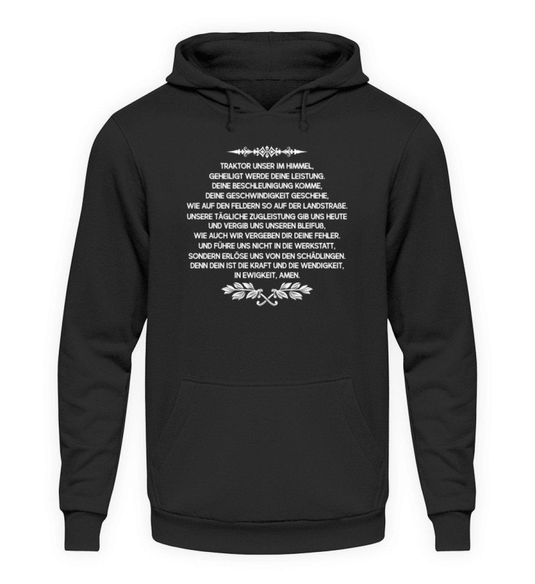 Traktor Gebet · Unisex Kapuzenpullover Hoodie-Unisex Hoodie-Jet Black-L-Agrarstarz