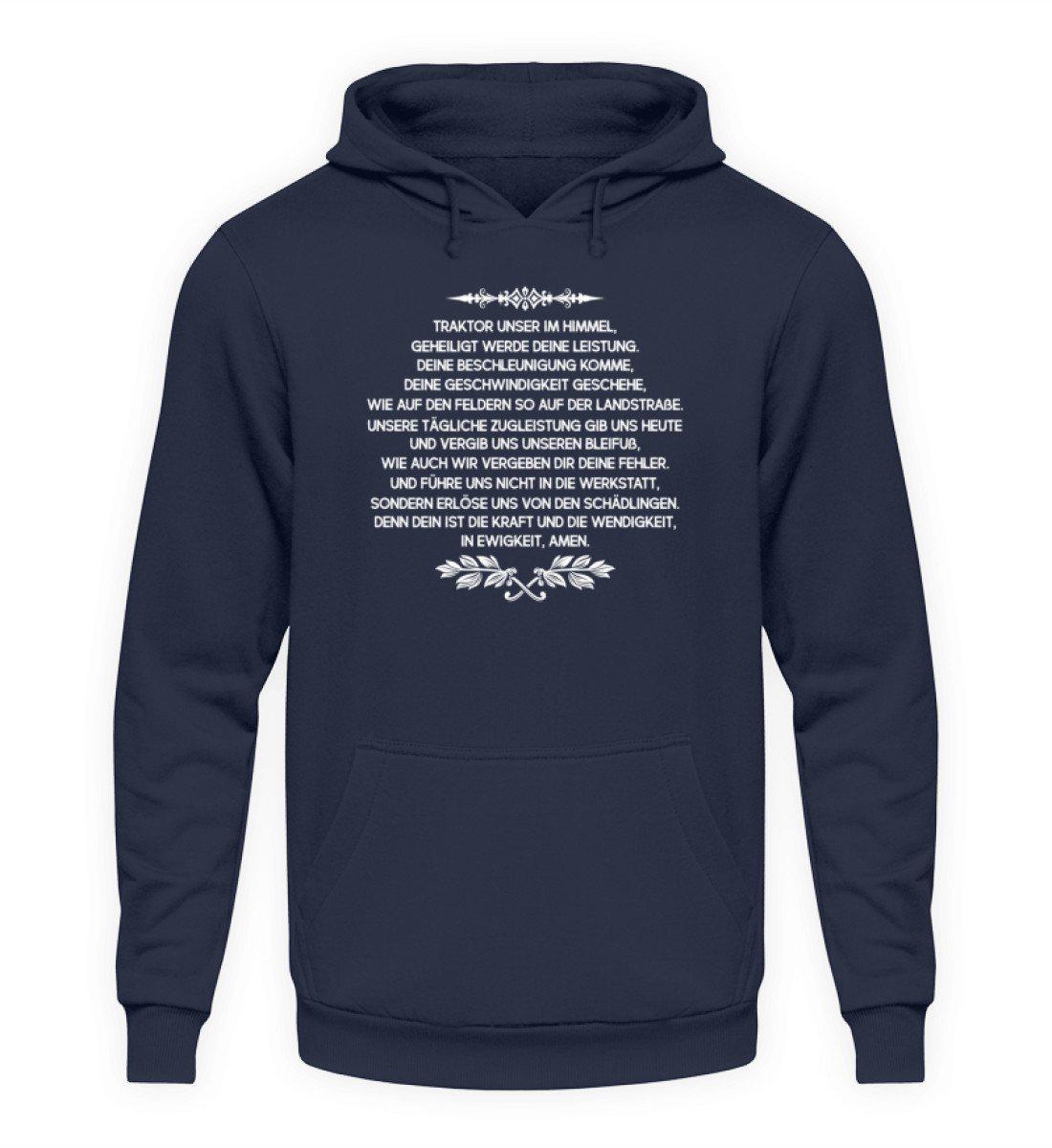 Traktor Gebet · Unisex Kapuzenpullover Hoodie-Unisex Hoodie-Oxford Navy-L-Agrarstarz