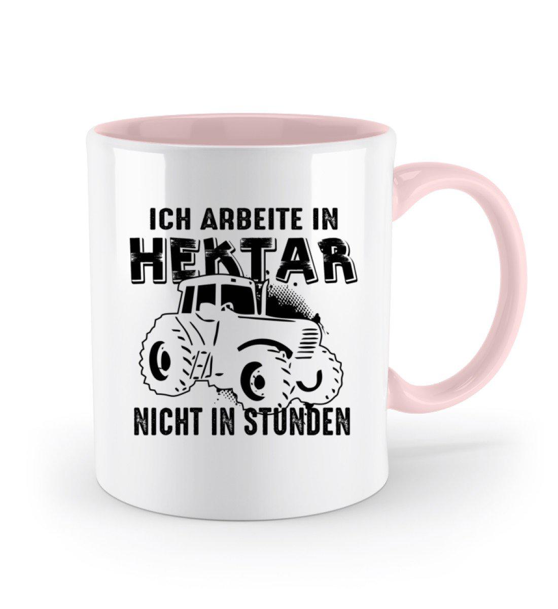 Traktor Hektar Stunden · Keramik Tasse zweifarbig-Keramik Tasse Zweifarbig-Agrarstarz