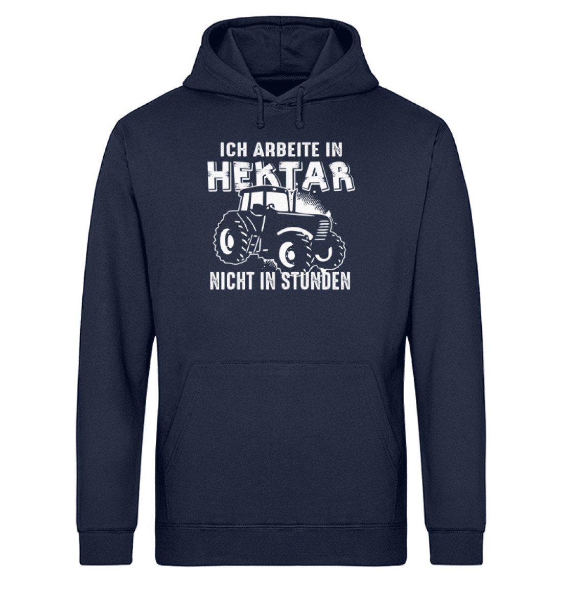 Traktor Hektar Stunden · Unisex Organic Hoodie-Drummer Hoodie ST/ST-French Navy-XS-Agrarstarz