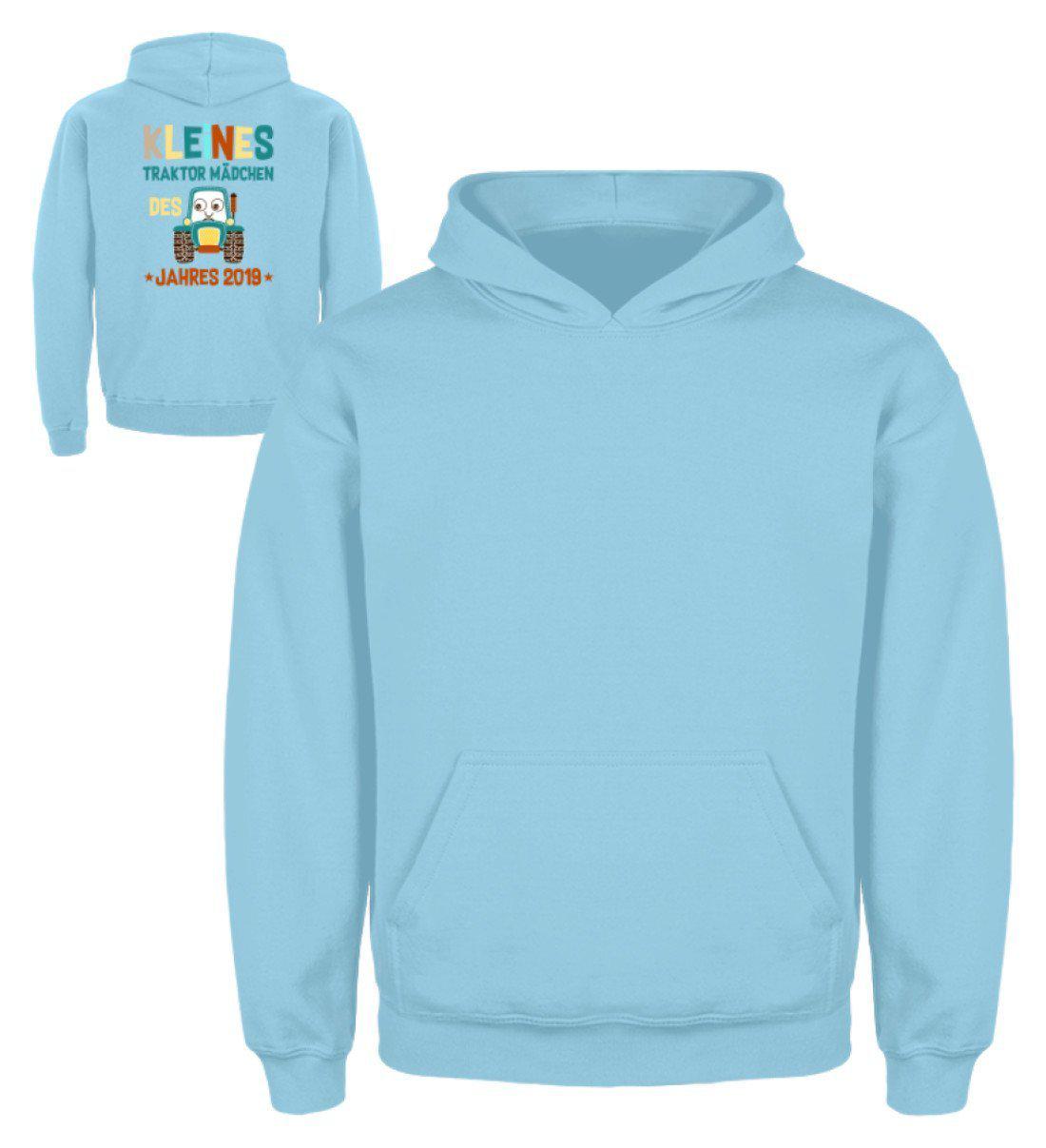 Traktor Mädchen 2019 · Kinder Kapuzenpullover Hoodie-Kinder Hoodie-Sky Blue-3/4 (98/104)-Agrarstarz