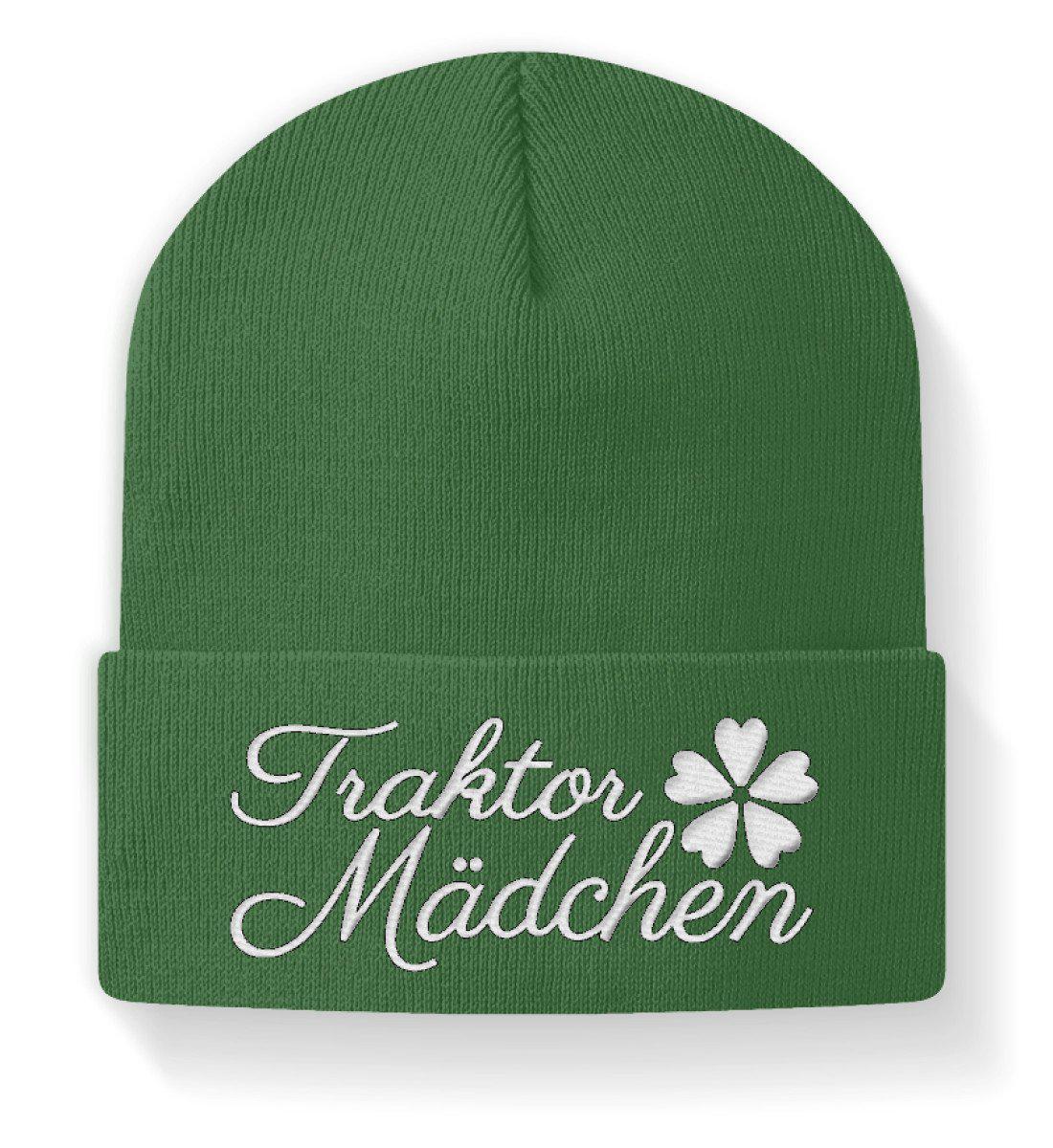 Traktor Mädchen · Beanie Mütze-Beanie mit Stick-Moss Green-M-Agrarstarz