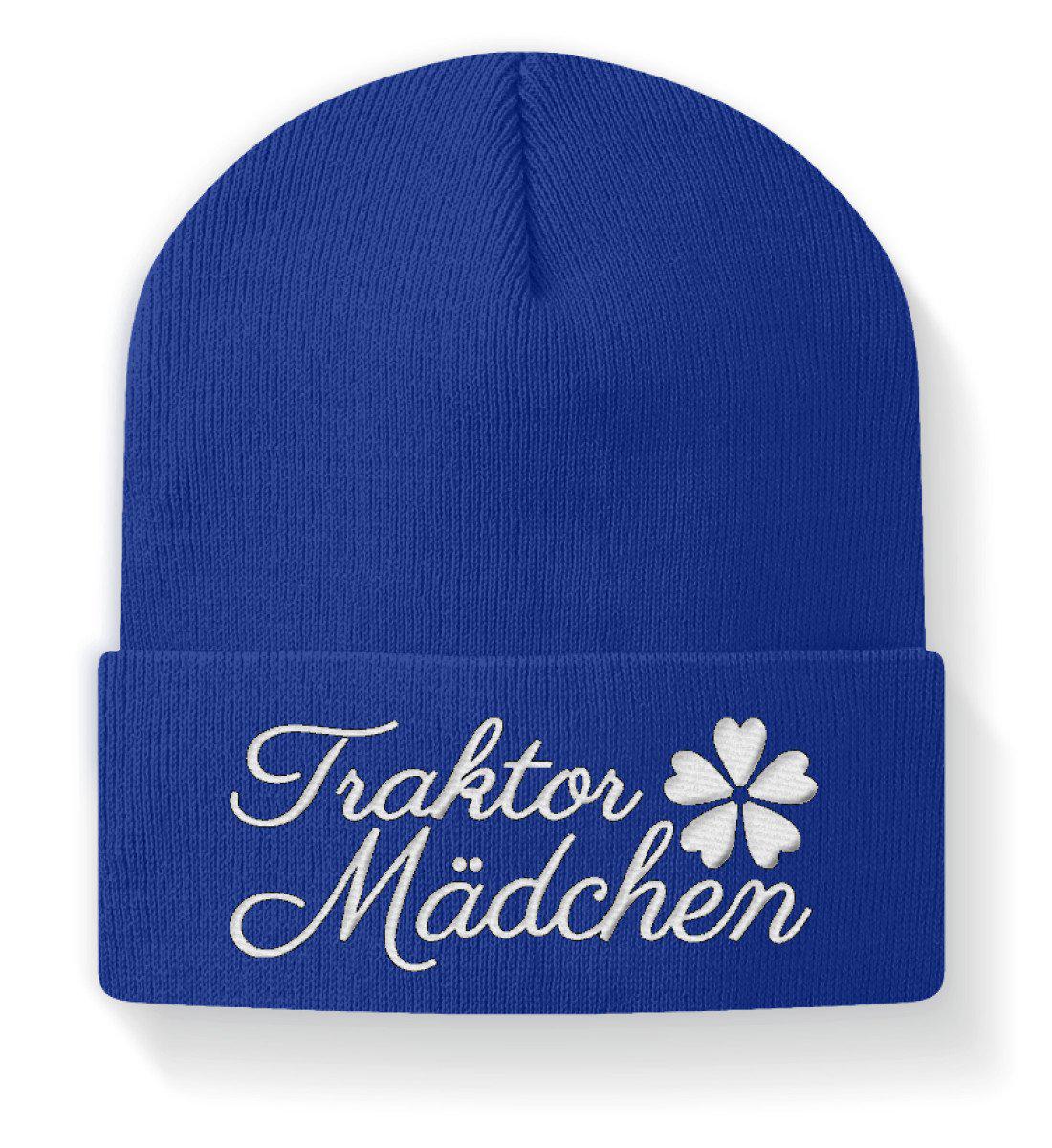 Traktor Mädchen · Beanie Mütze-Beanie mit Stick-Royal-M-Agrarstarz