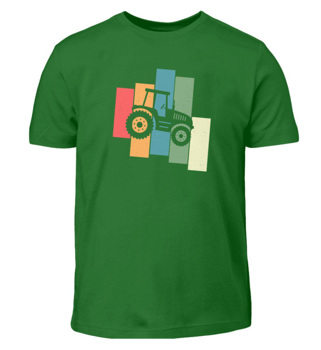 Traktor Retro 2 · Kinder T-Shirt-Kinder T-Shirt-Kelly Green-12/14 (152/164)-Agrarstarz
