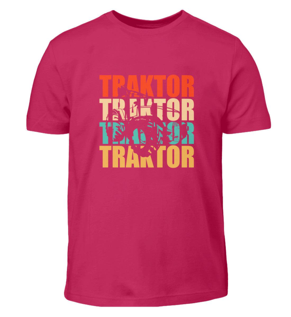 Traktor Retro · Kinder T-Shirt-Kinder T-Shirt-Sorbet-12/14 (152/164)-Agrarstarz