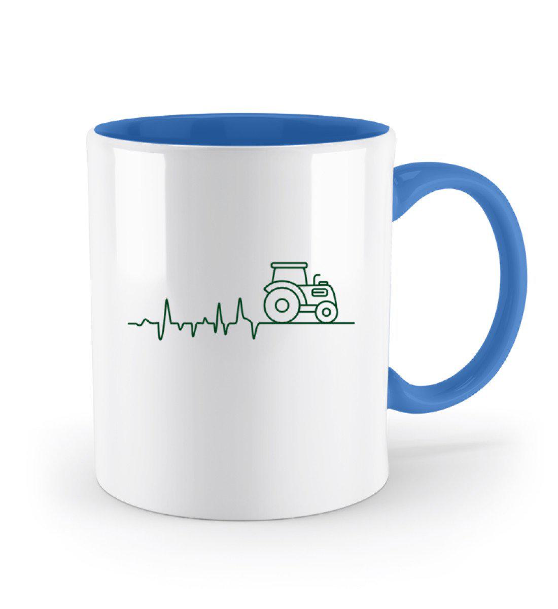 Traktor Simple heartbeat · Keramik Tasse zweifarbig-Keramik Tasse Zweifarbig-Agrarstarz
