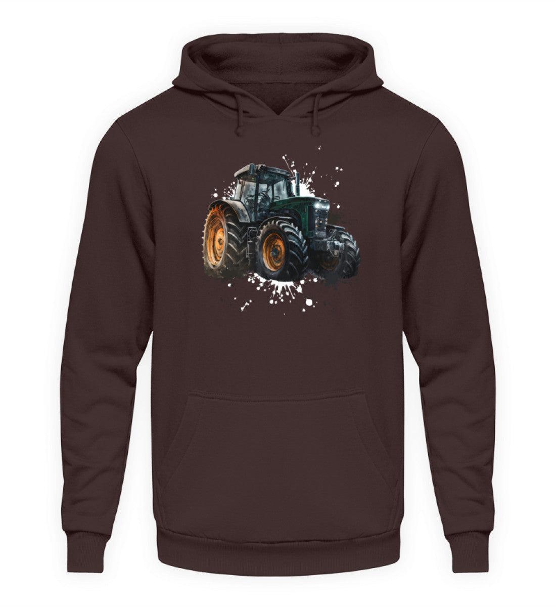 Traktor Wasserfarben 3 · Unisex Kapuzenpullover Hoodie-Unisex Hoodie-Hot Chocolate-S-Agrarstarz