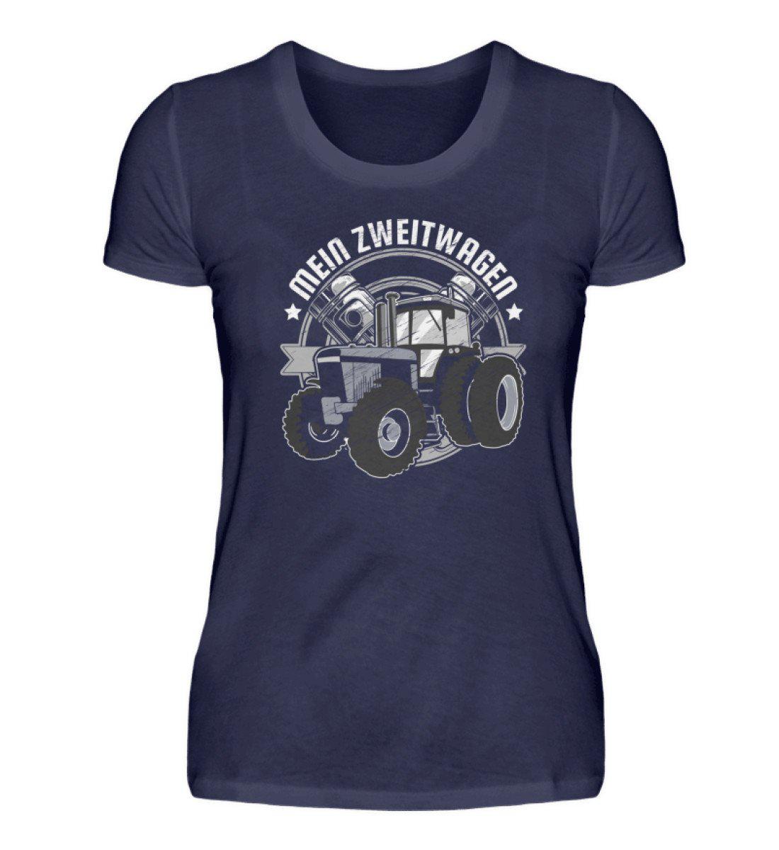 Traktor Zweitwagen · Damen T-Shirt-Damen Basic T-Shirt-Navy-S-Agrarstarz