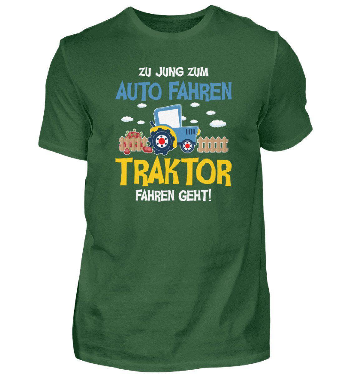 Traktor fahren geht · Herren T-Shirt-Herren Basic T-Shirt-Bottle Green-S-Agrarstarz