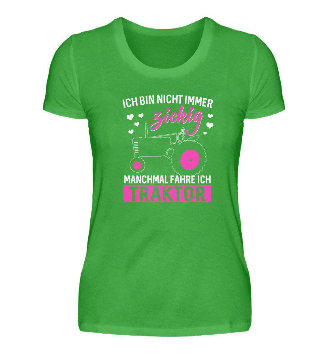 Traktor fahren zickig · Damen T-Shirt-Damen Basic T-Shirt-Agrarstarz