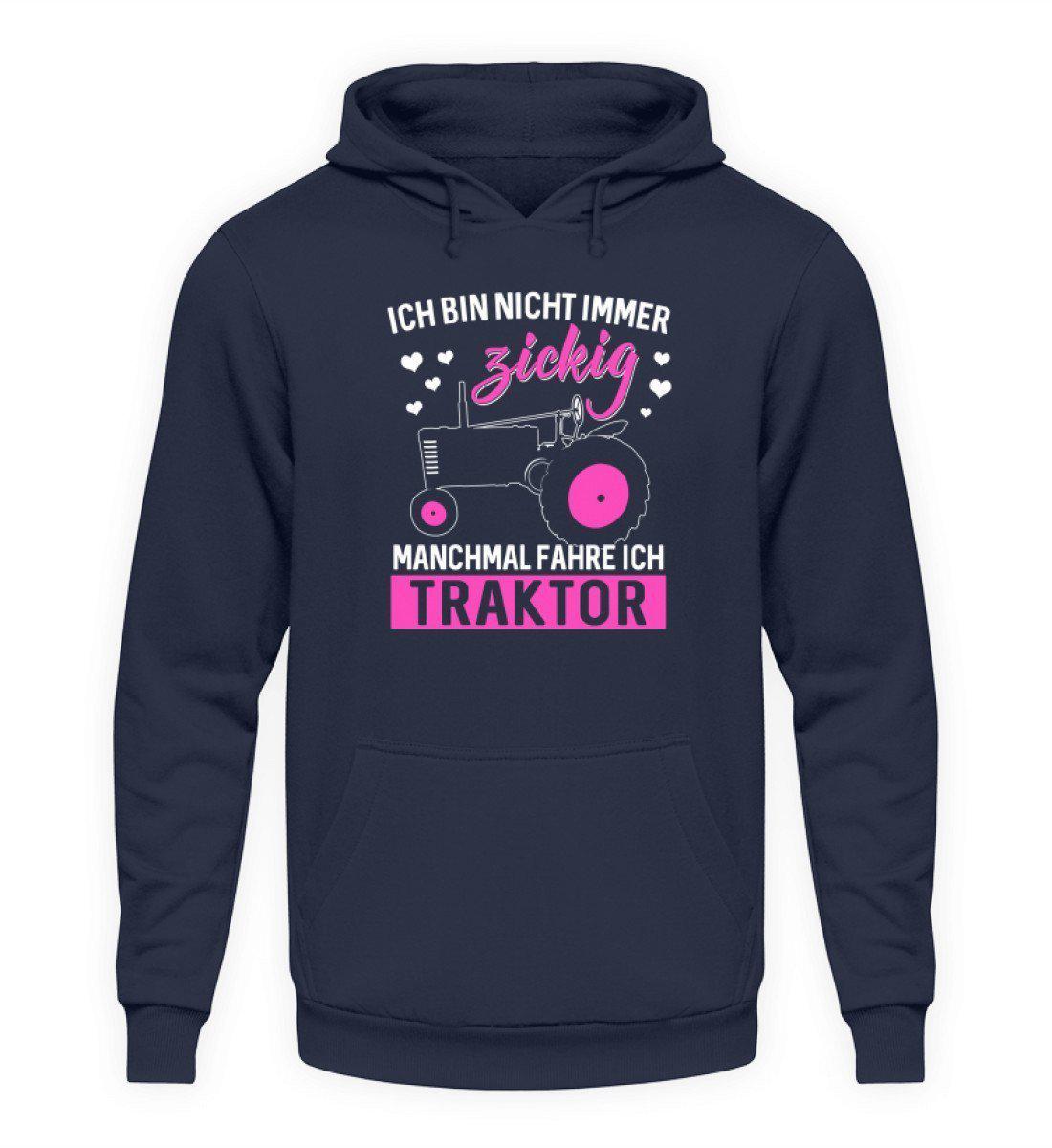 Traktor fahren zickig · Unisex Kapuzenpullover Hoodie-Unisex Hoodie-Oxford Navy-L-Agrarstarz